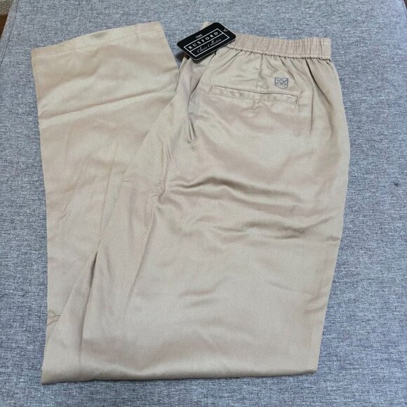 Ruxford Men's Relax Fit Elastic Waist Pants - Adaptive, Casual Twill - Picture 2 of 7